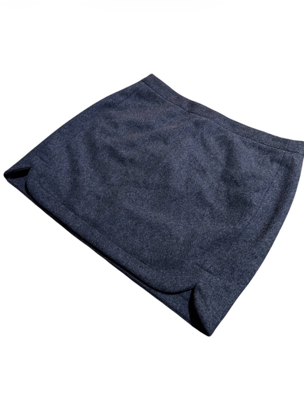 J. Crew Charcoal Gray Wool-Blend Mini Skirt - Picture 2 of 7